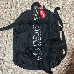 Black Supreme Backpack (FW18)